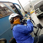 Coco à vélo dans Quito