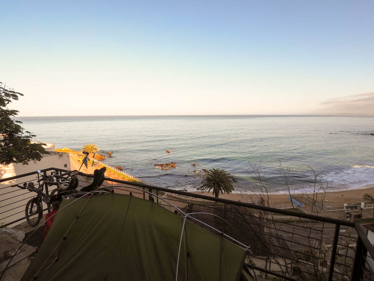 Bivouac sur la terrasse de Carlos