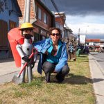 Poubelles originales à Puerto Natales