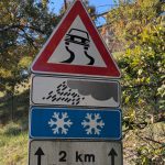 Même en Italie il neige!